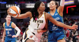 Aliyah Boston y el Fever aún no han enfrentado al Lynx, líderes de la liga, y Napheesa Collier esta temporada. Emilee Chinn/Getty Images